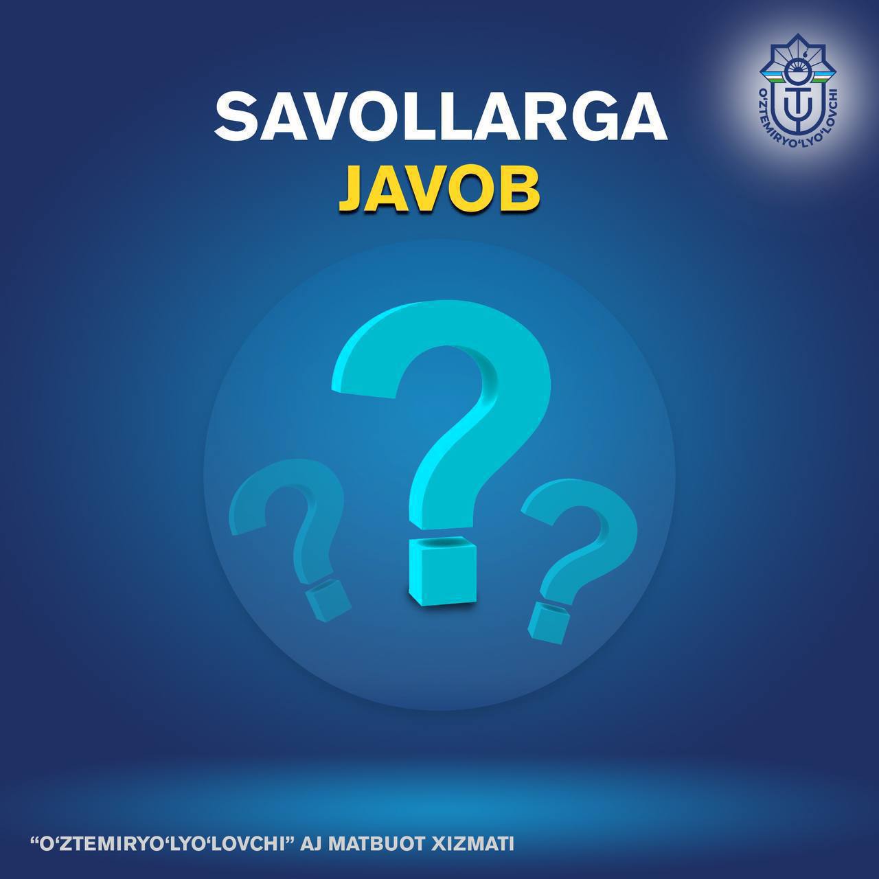 Savollarga javob