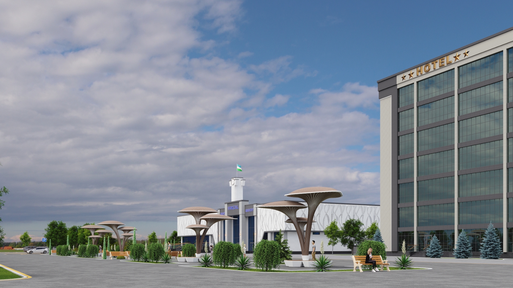 RAILWAY STATIONS OPERATE AS PART OF A PUBLIC-PRIVATE PARTNERSHIP.